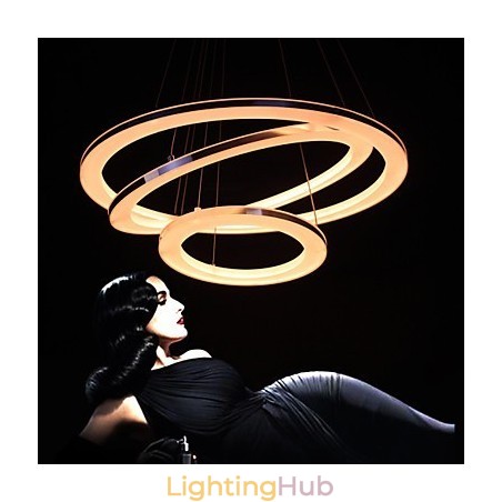 Modern Pendant Light 3 Rings Pendant Lamp Acrylic Modern Pendant Light 3 Rings Pendant Lamp Acrylic