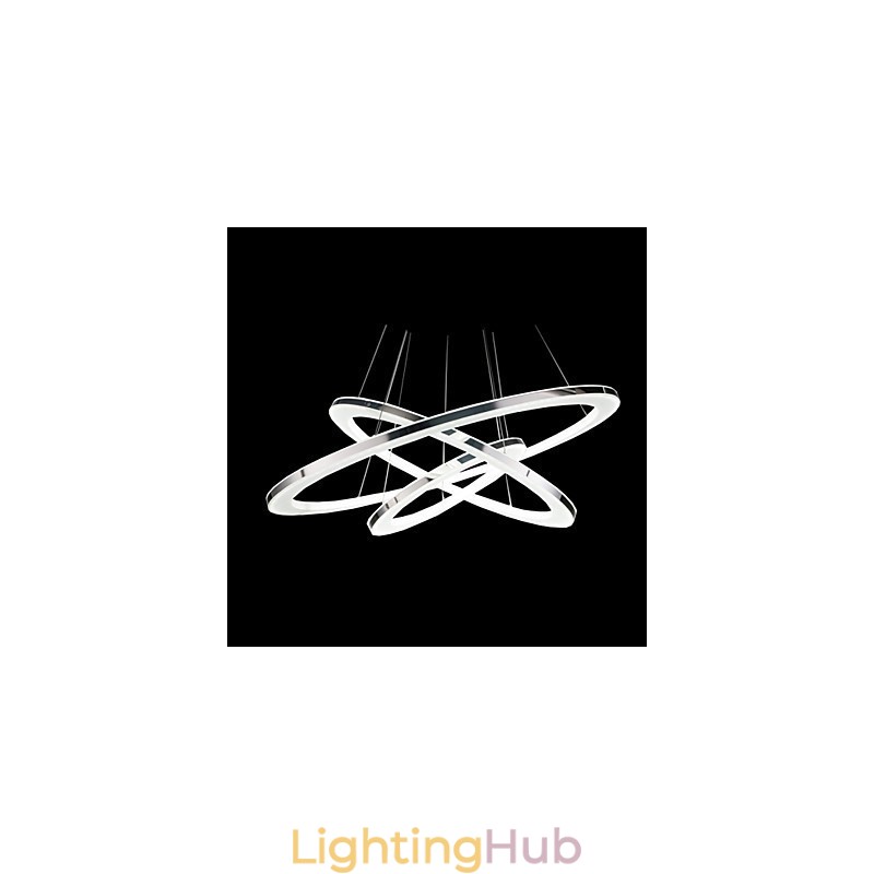 Modern Pendant Light 3 Rings Pendant Lamp Acrylic