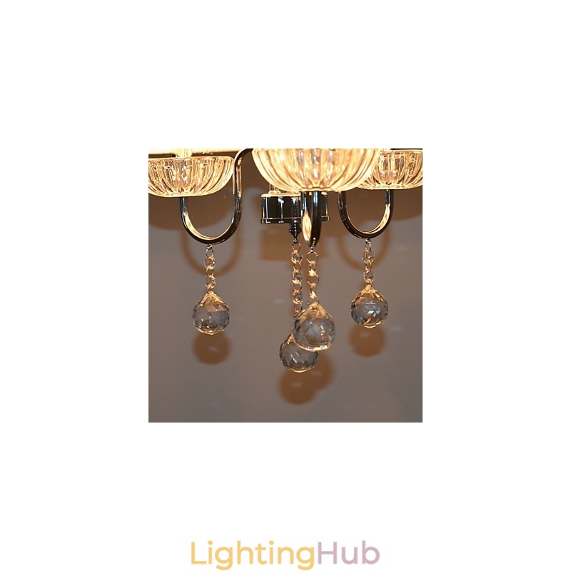 Modern Contemporary Crystal Electroplated Chandelier