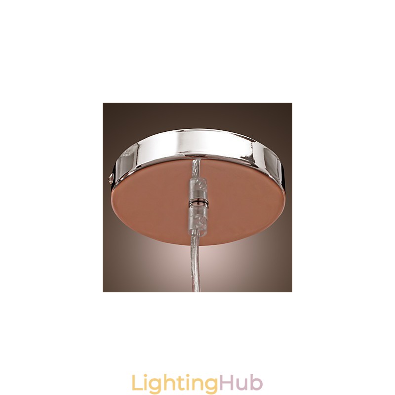 Crystal Drop Pendant Light in Cylinder Style