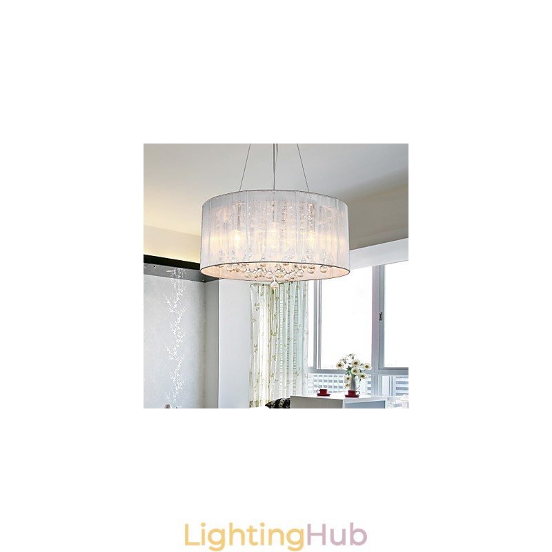Drum Pendant Modern 4 Lights