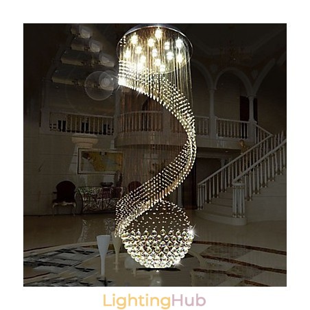Modern Crystal Chandelier Pendant Lighting Hanging Ceiling Lamps Fixtures with Source Clear K9 Crystal Modern Crystal Chandelier Pendant Lighting Hanging Ceiling Lamps Fixtures with Source Clear K9 Crystal
