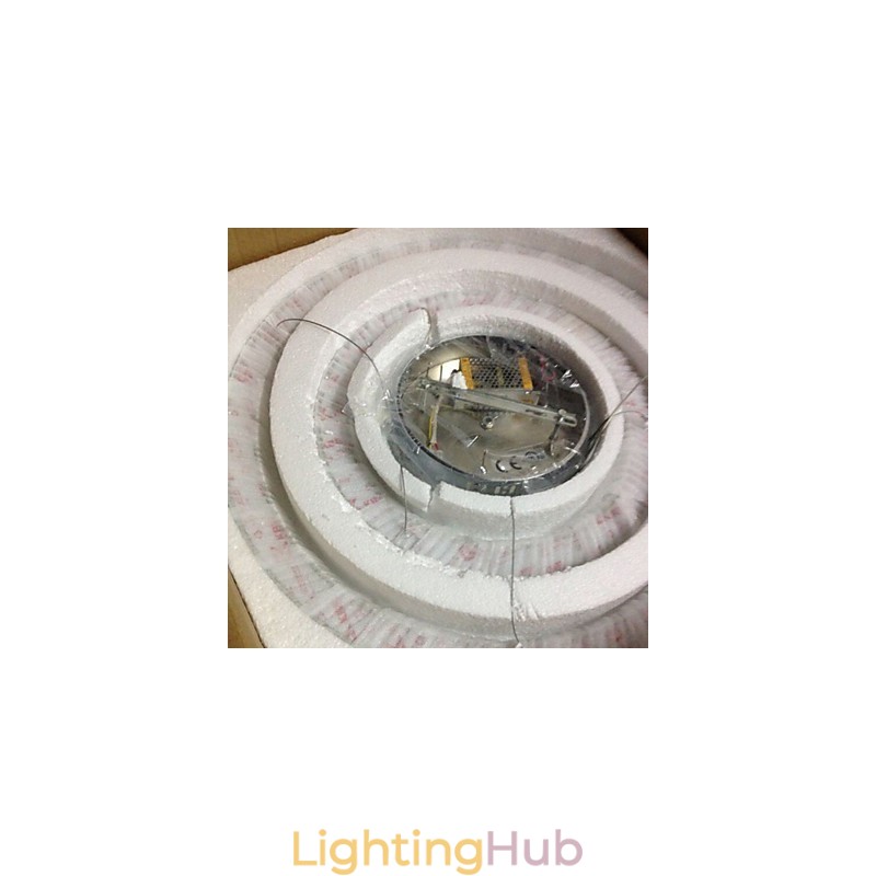 Crystal Pendant Light Ceiling Lighting Clear Crystal Round 4 Rings 40CM 60CM 80CM Source Fixtures