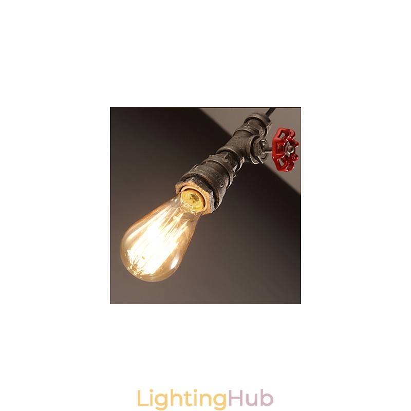 Retro Hanging Lamp Act The Role Ofing Loft Decoration Rural Industrial Pipe Pendant Lamp