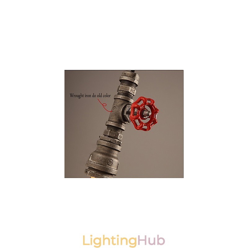 Retro Hanging Lamp Act The Role Ofing Loft Decoration Rural Industrial Pipe Pendant Lamp