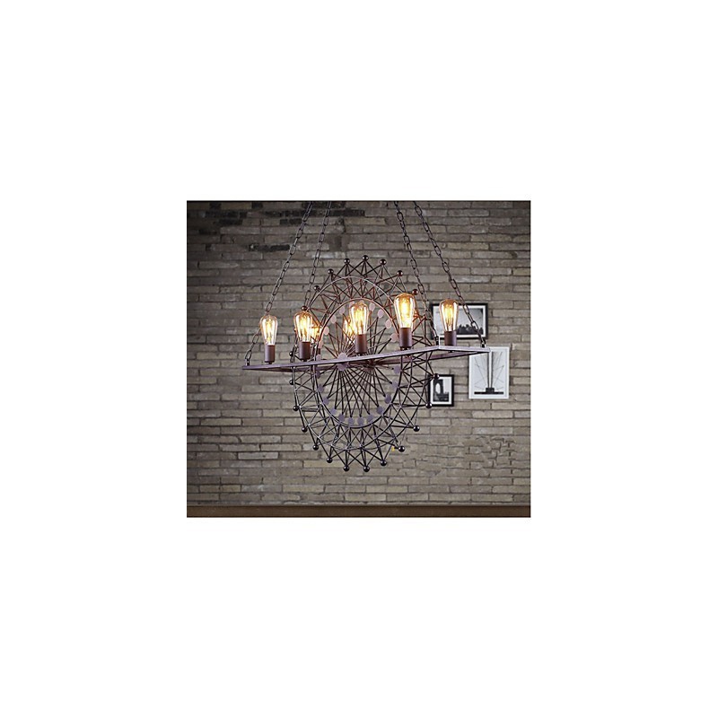 The Skyscraper Wheel Pendant Lamp Industrial Style