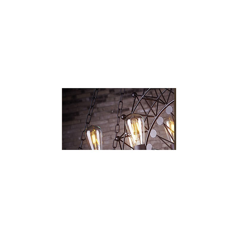 The Skyscraper Wheel Pendant Lamp Industrial Style