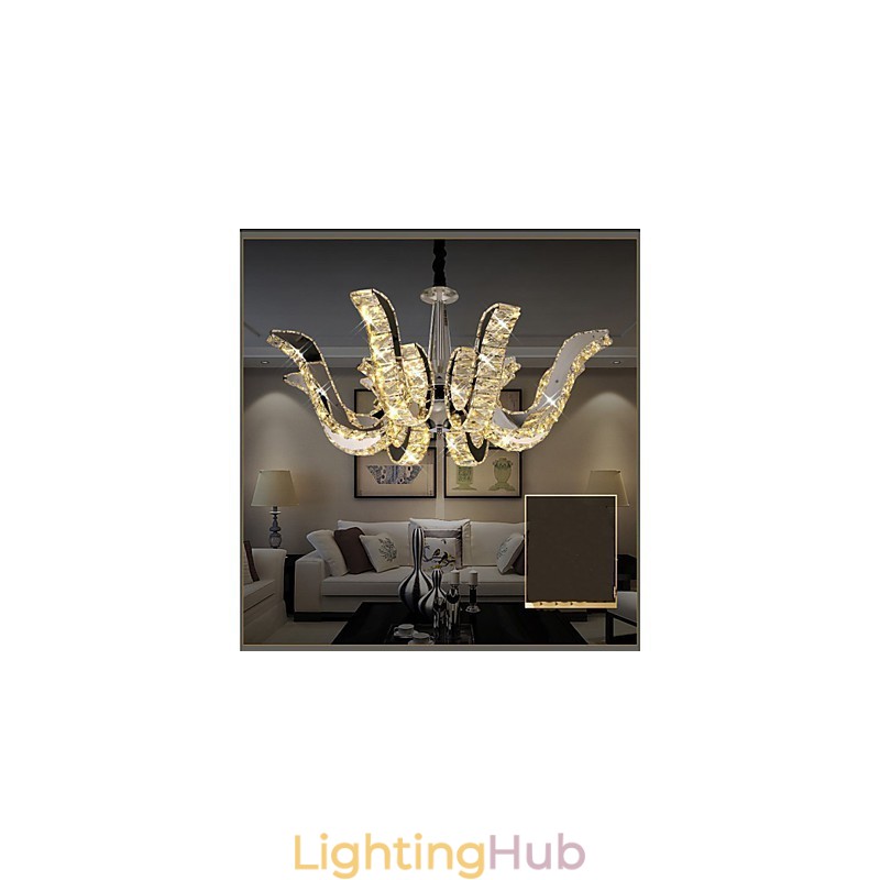 Crystal Lamp Modern Luxury Candle Crystal Pendant Lamp