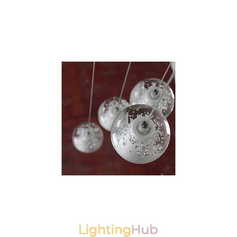 Modern Pendant Light Pendant Lamp Lights G4 Retroifit Chrome Plating Crystal for Stairs Light