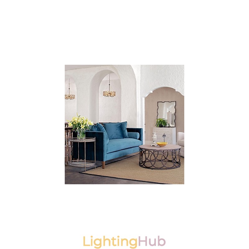 Traditional Classic Gold Metal Chandelier