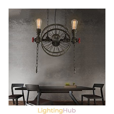 American Iron wheel Chandelier American Iron wheel Chandelier