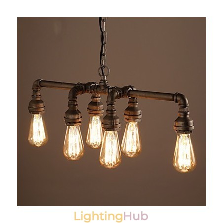 Edison Retro Loft Style Vintage Industrial Pendant Light Metal Water Pipe Luminaire Lampara Colgantes Edison Retro Loft Style Vintage Industrial Pendant Light Metal Water Pipe Luminaire Lampara Colgantes