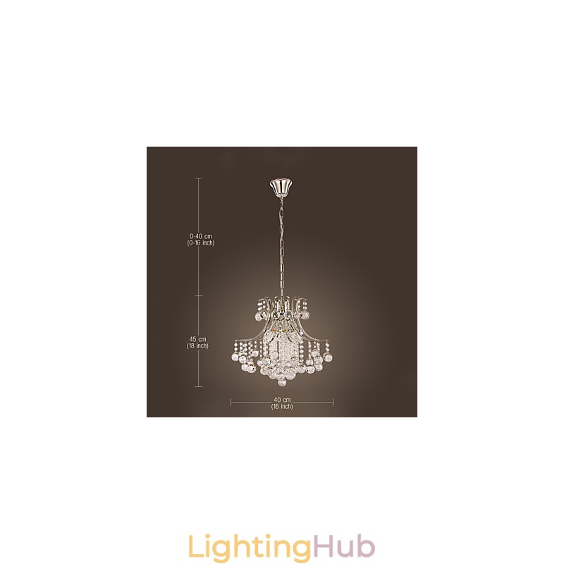 Pendant Light Luxury Modern Crystal Living 6 Lights