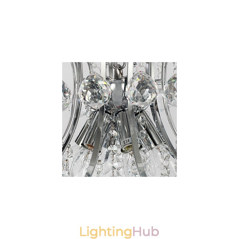 Pendant Light Luxury Modern Crystal Living 6 Lights