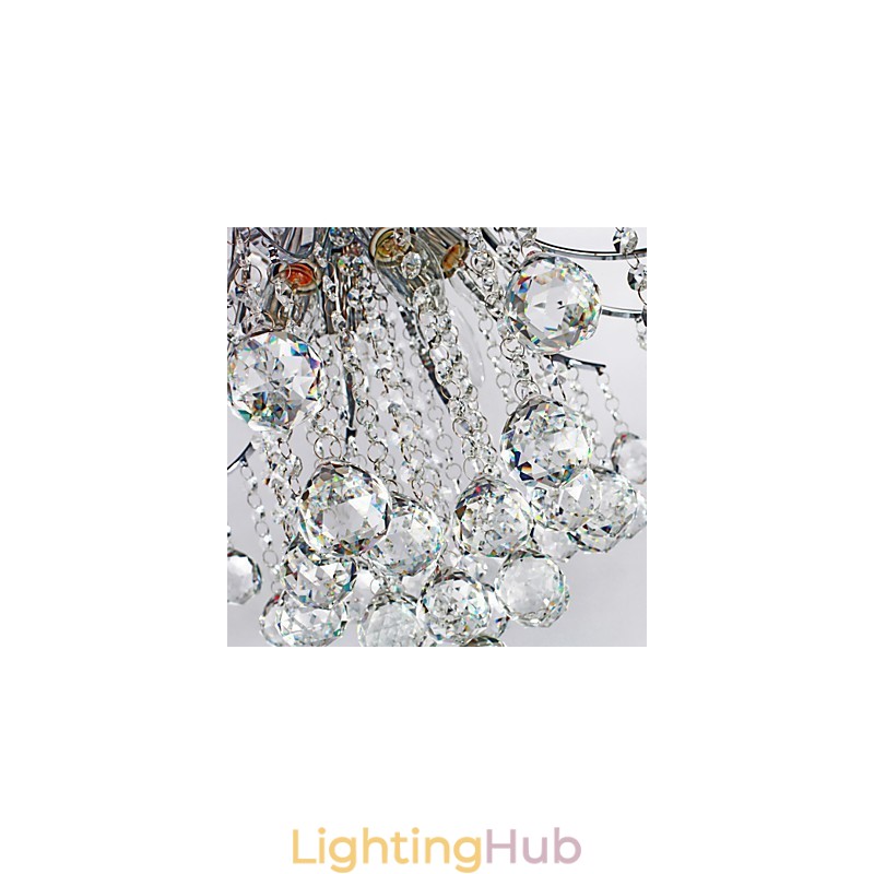 Pendant Light Luxury Modern Crystal Living 6 Lights