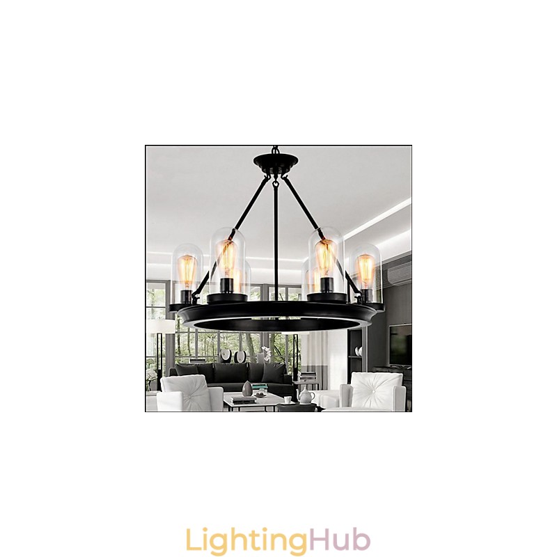 American Retro Round Pendant