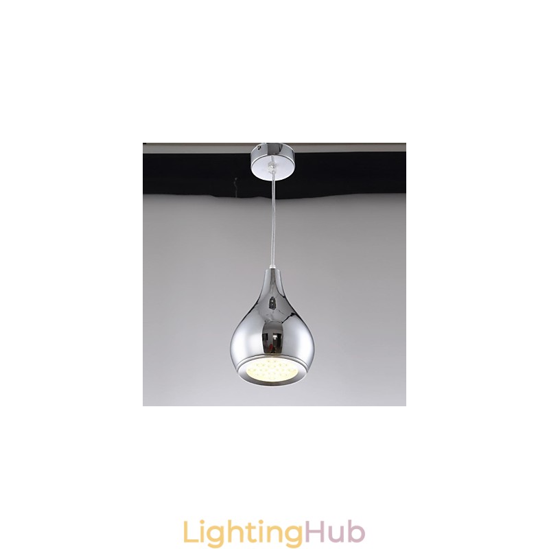 Modern Contemporary Globe Electroplated Metal Pendant Light