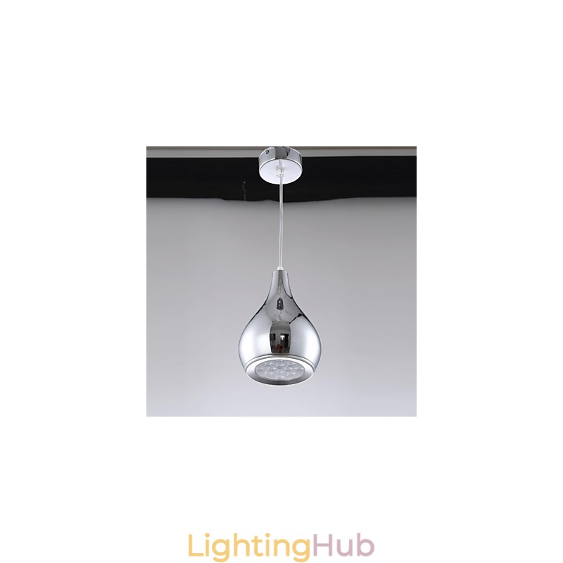 Modern Contemporary Globe Electroplated Metal Pendant Light