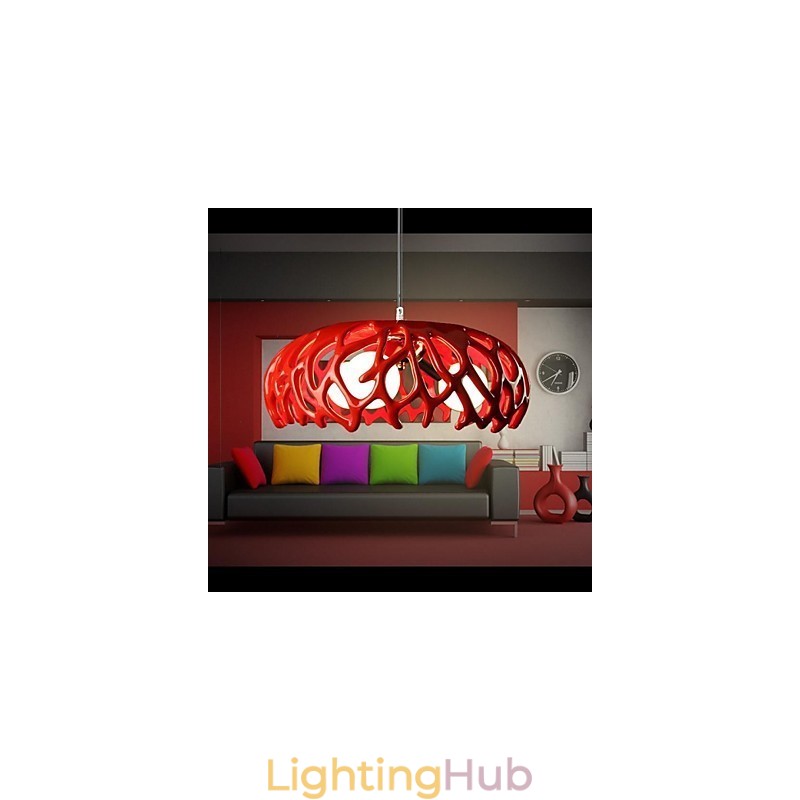 Modern Contemporary Painting Resin Pendant Light