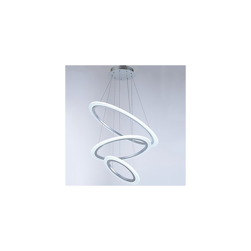 Acrylic Pendant Light Lamps Chandelier Ceiling Lighting with DIY 3 Rings