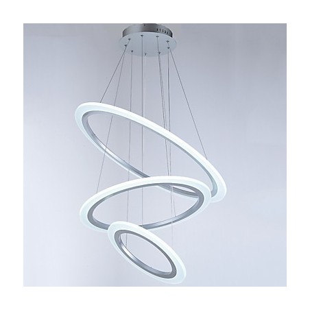 Acrylic Pendant Light Lamps Chandelier Ceiling Lighting with DIY 3 Rings Acrylic Pendant Light Lamps Chandelier Ceiling Lighting with DIY 3 Rings