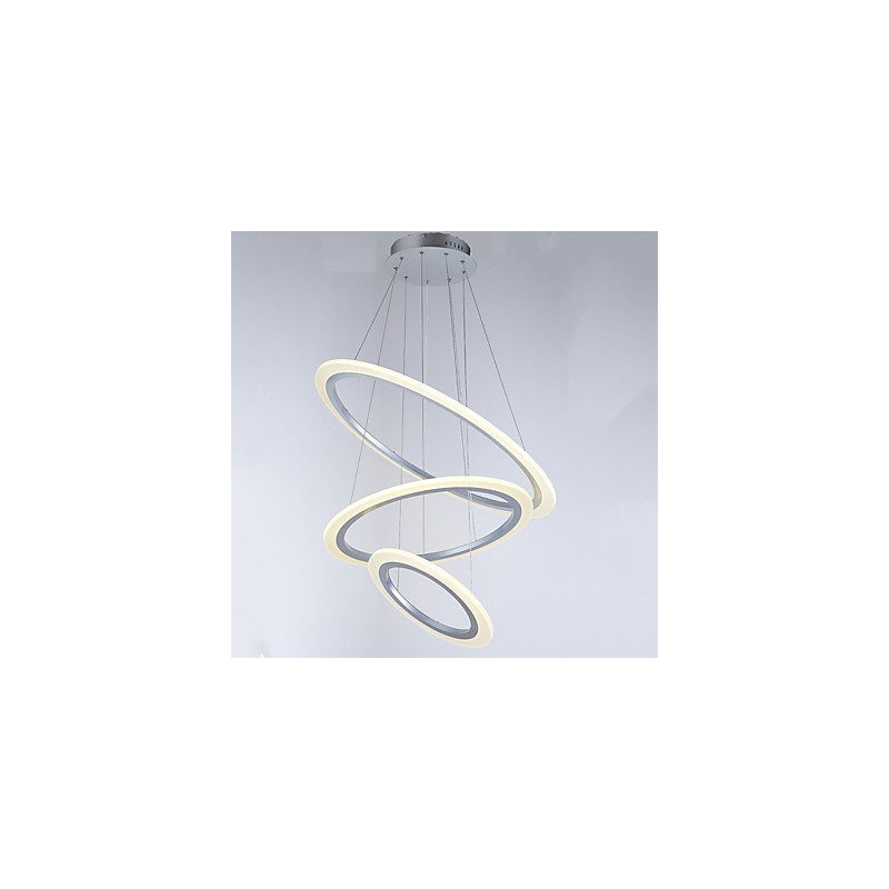 Acrylic Pendant Light Lamps Chandelier Ceiling Lighting with DIY 3 Rings