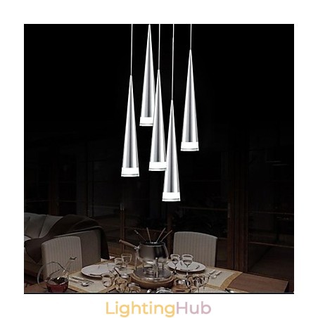 Modern Contemporary Chrome Metal Pendant Light Modern Contemporary Chrome Metal Pendant Light
