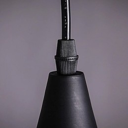 Streamlined Pendant Light in Black