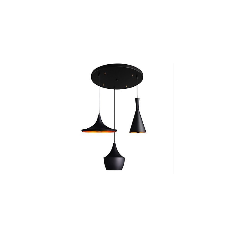 Streamlined Pendant Light in Black