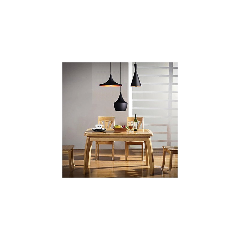 Streamlined Pendant Light in Black
