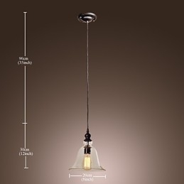 Traditional Classic Vintage Bowl Mini Style Electroplated Pendant Light