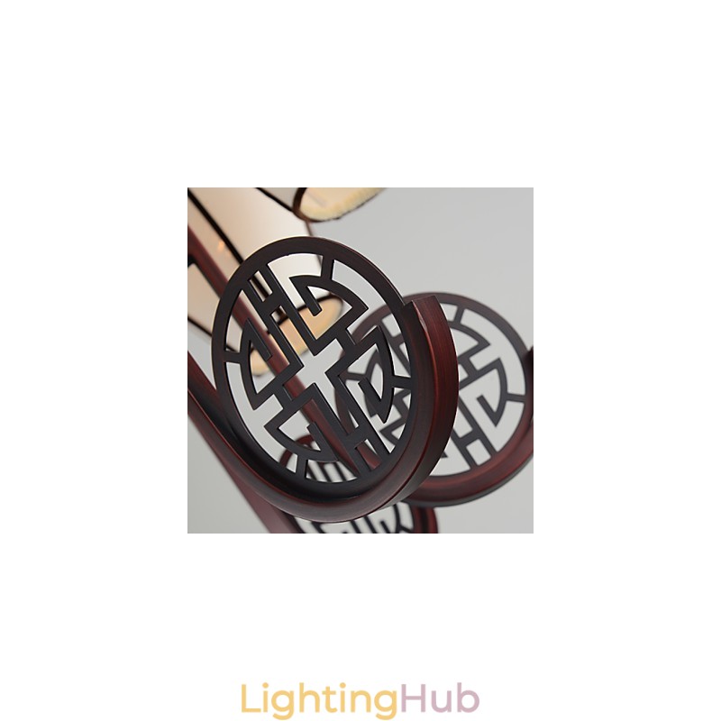 Rustic Lodge Vintage Mini Style Electroplated Metal Chandelier