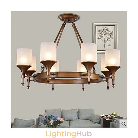 Retro Pastoral Wrought Iron Chandelier Retro Pastoral Wrought Iron Chandelier