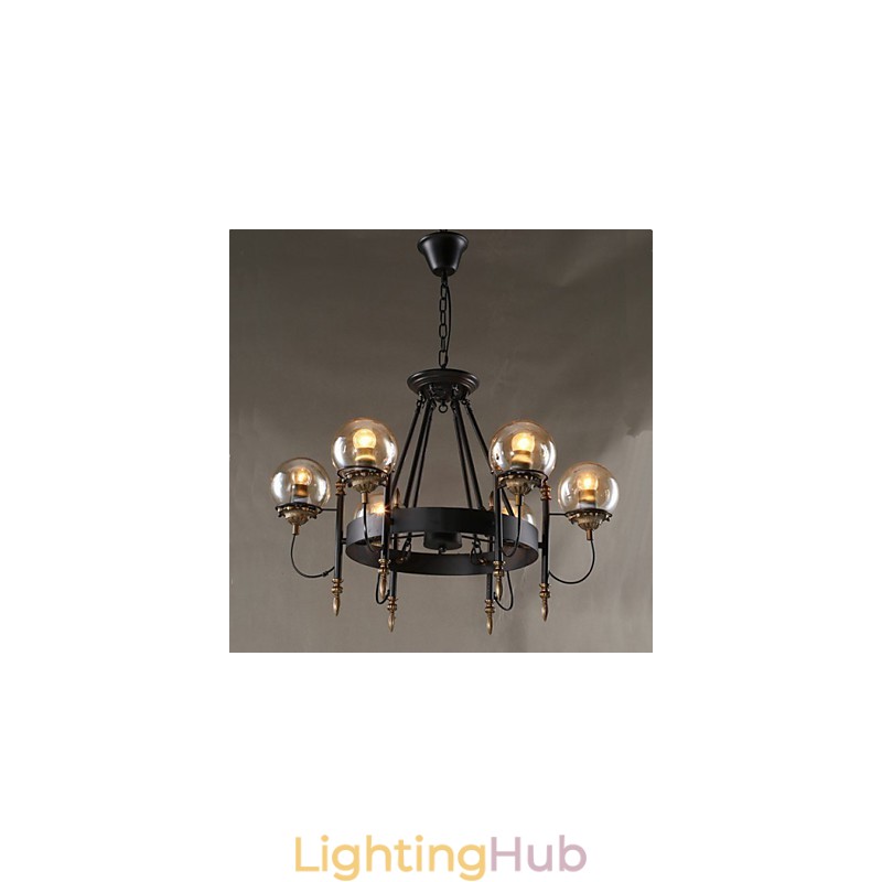 Art glass Ball Round Beanstalk Chandelier