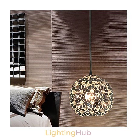 Modern Contemporary Globe Crystal Mini Style Electroplated Pendant Light Modern Contemporary Globe Crystal Mini Style Electroplated Pendant Light