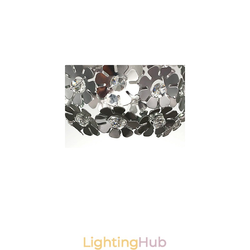 Modern Contemporary Globe Crystal Mini Style Electroplated Pendant Light