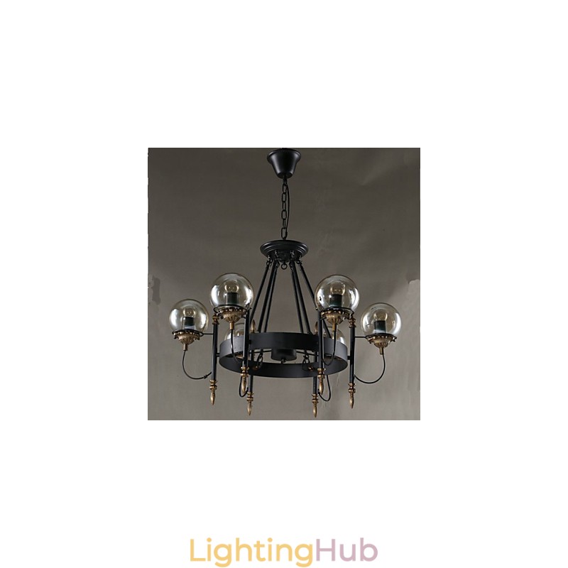 Art glass Ball Round Beanstalk Chandelier