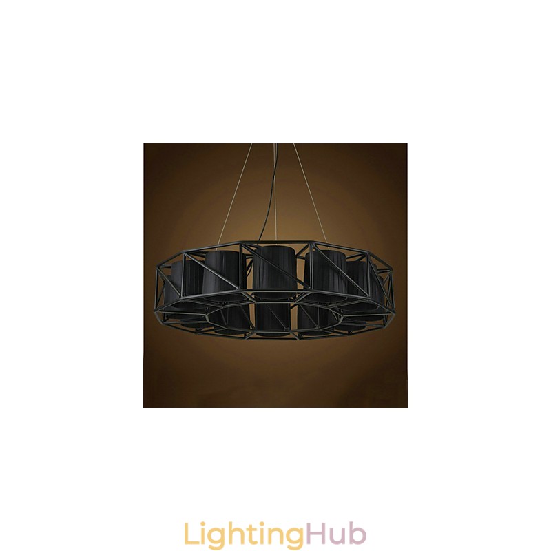 Vintage Country Painting Metal Pendant Light Garage