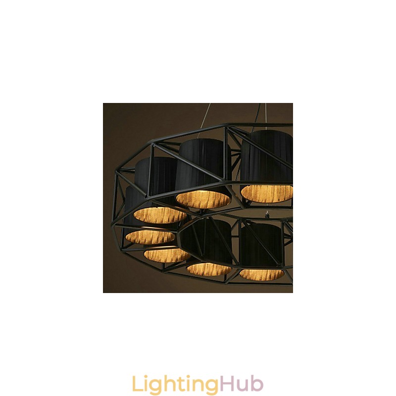 Vintage Country Painting Metal Pendant Light Garage