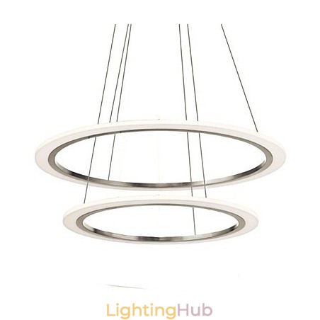 Acrylic Pendant Lamps Ceiling Hanging Chandelier Light Fixtures with 2 rings Acrylic Pendant Lamps Ceiling Hanging Chandelier Light Fixtures with 2 rings