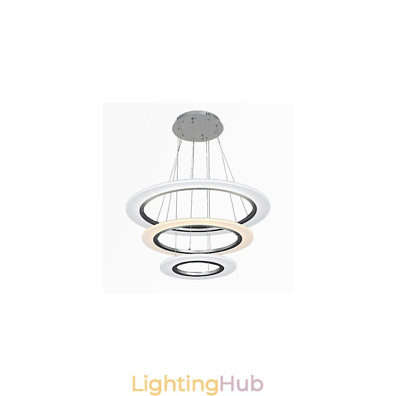 3 Ring DIY Shape Acrylic Pendant Light Ceiling Lamps Chandelier Fixtures with