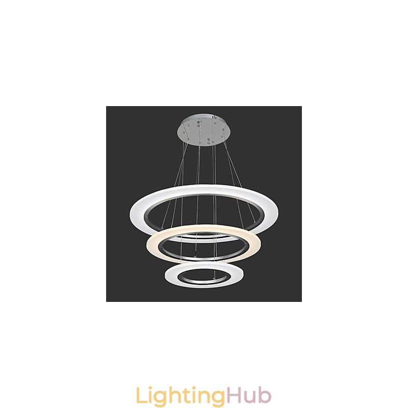 3 Ring DIY Shape Acrylic Pendant Light Ceiling Lamps Chandelier Fixtures with