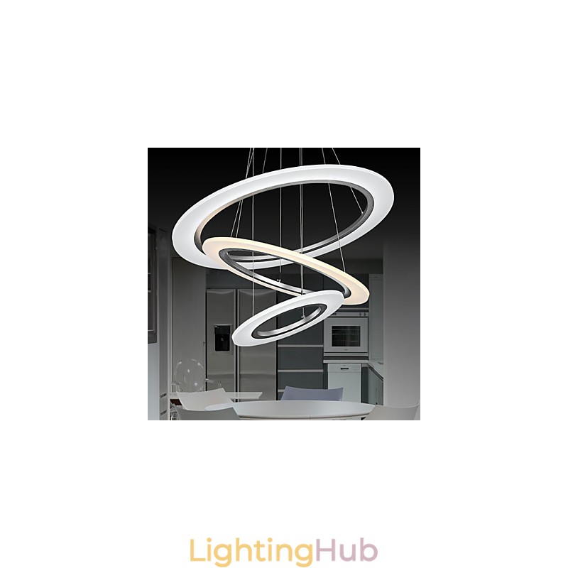 3 Ring DIY Shape Acrylic Pendant Light Ceiling Lamps Chandelier Fixtures with