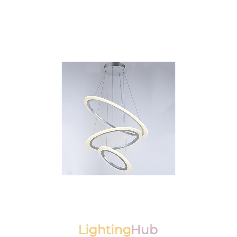 3 Ring DIY Shape Acrylic Pendant Light Ceiling Lamps Chandelier Lighting