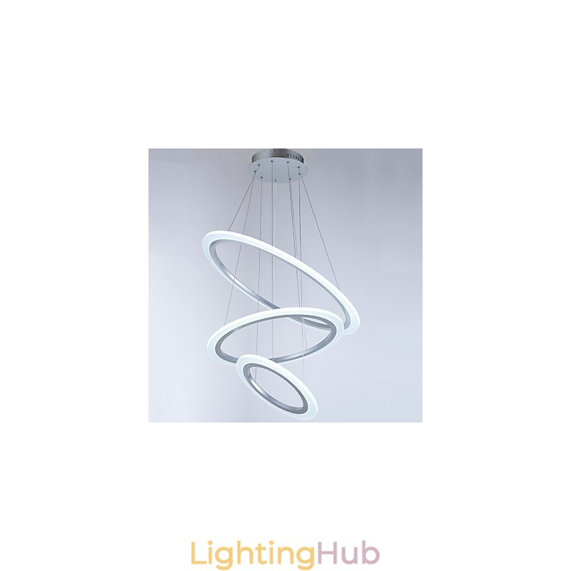 3 Ring DIY Shape Acrylic Pendant Light Ceiling Lamps Chandelier Lighting