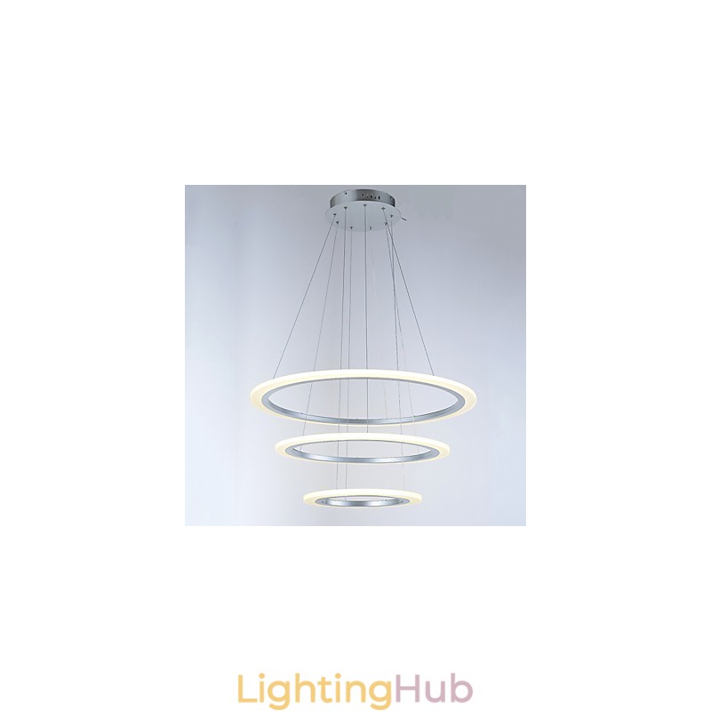3 Ring DIY Shape Acrylic Pendant Light Ceiling Lamps Chandelier Lighting