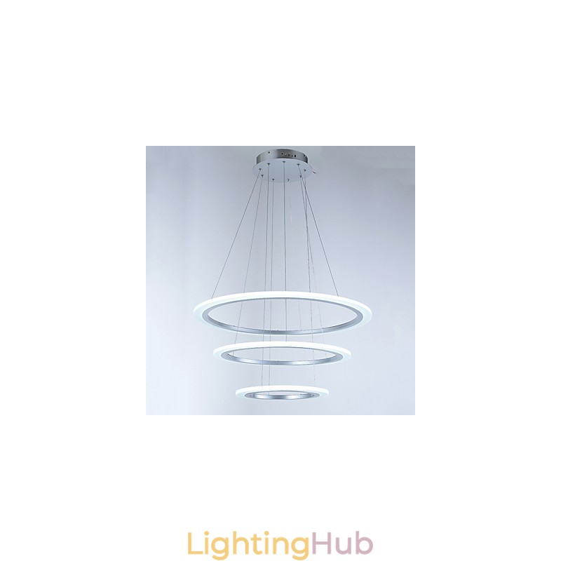 3 Ring DIY Shape Acrylic Pendant Light Ceiling Lamps Chandelier Lighting