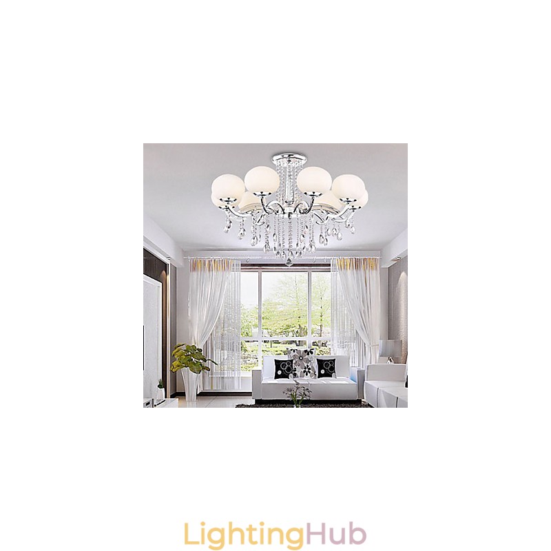 Chandelier Crystal Luxury Modern Living 9 Lights