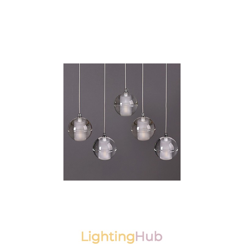 All Over The Sky Star Bocci Droplight Aurora Borealis Modern Glass Crystal Lamp