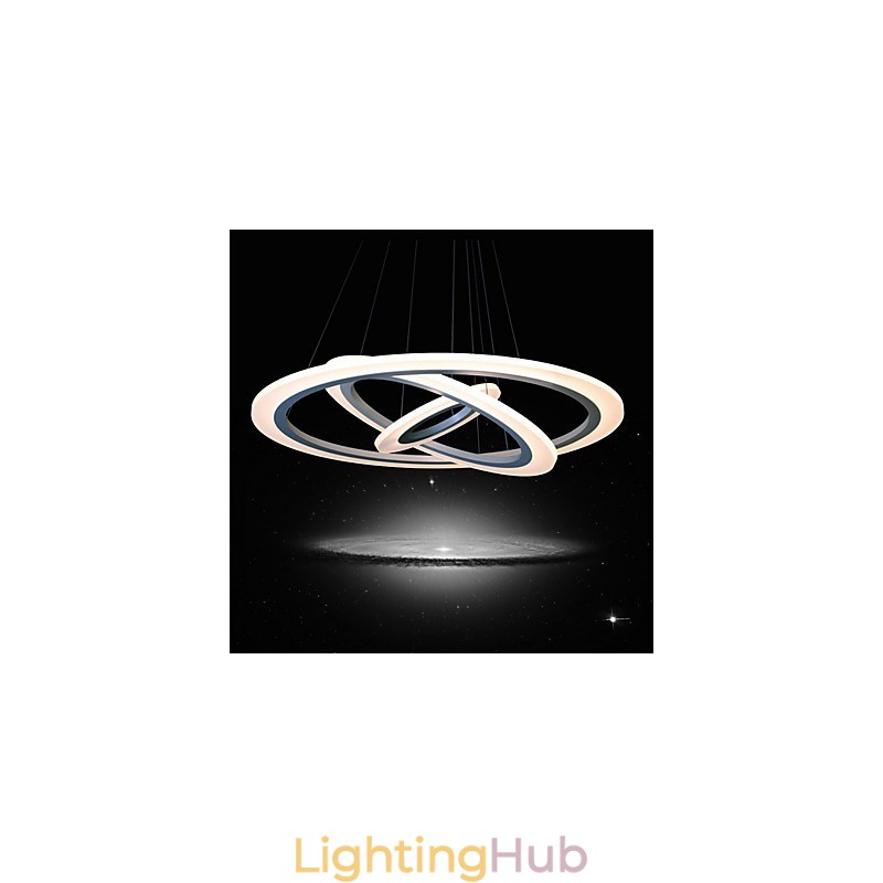 75 Watt Modern Contemporary Painting Acrylic Pendant Light